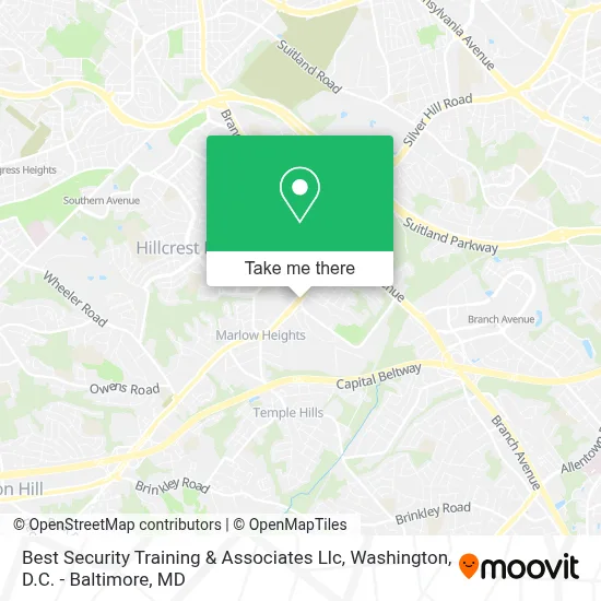 Best Security Training & Associates Llc map