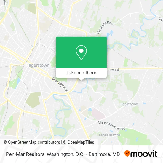 Pen-Mar Realtors map