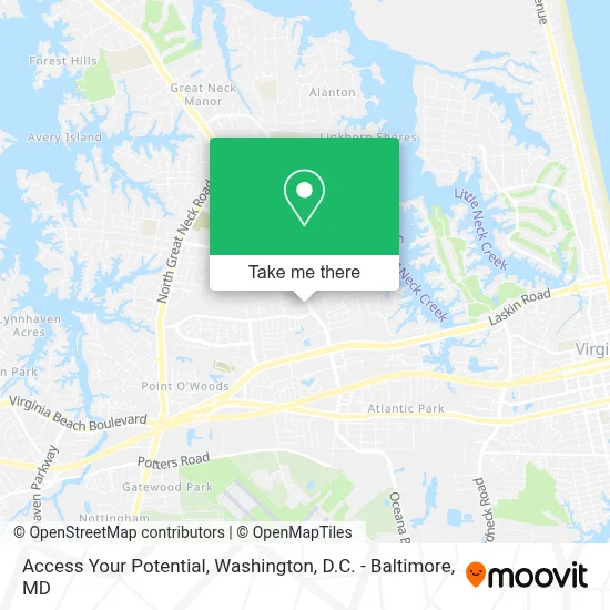 Access Your Potential map