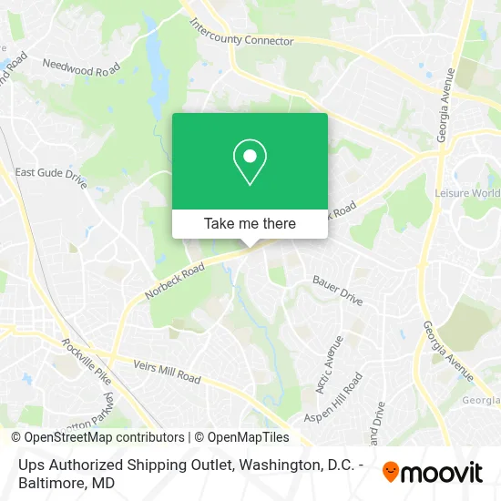 Ups Authorized Shipping Outlet map