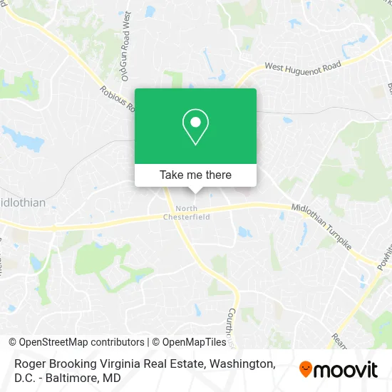 Roger Brooking Virginia Real Estate map