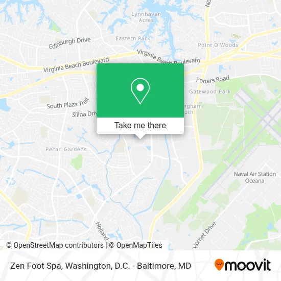 Zen Foot Spa map
