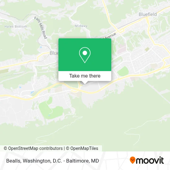 Bealls map