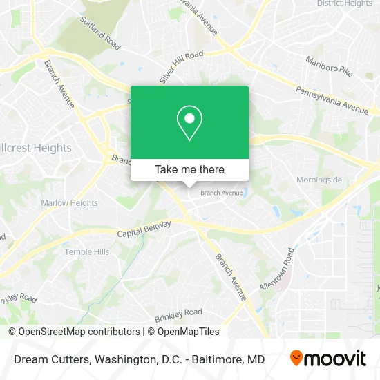 Dream Cutters map