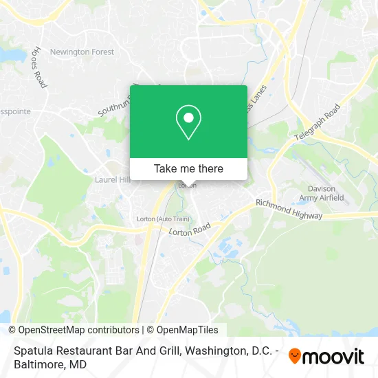 Spatula Restaurant Bar And Grill map