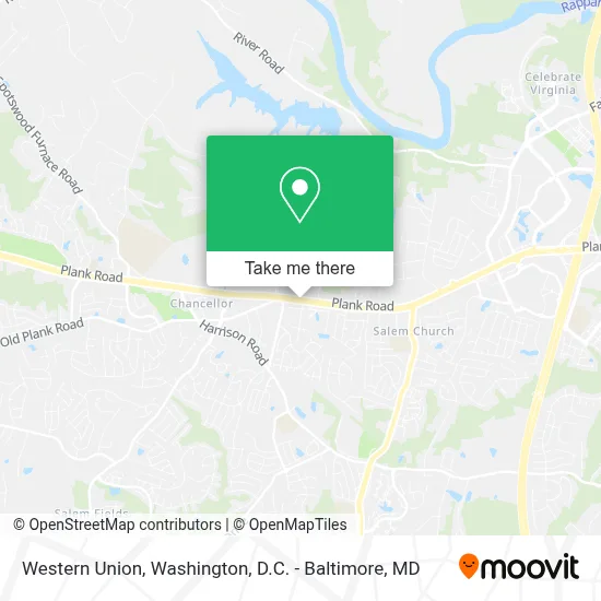 Western Union map