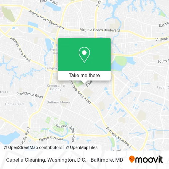 Capella Cleaning map