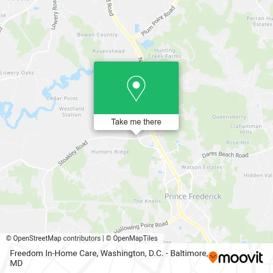 Freedom In-Home Care map