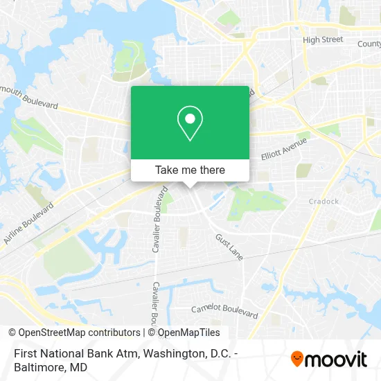 First National Bank Atm map