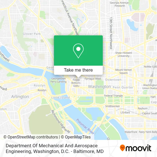 Department Of Mechanical And Aerospace Engineering map