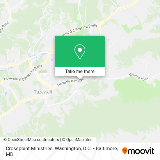 Crosspoint Ministries map