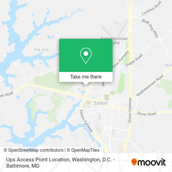 Ups Access Point Location map