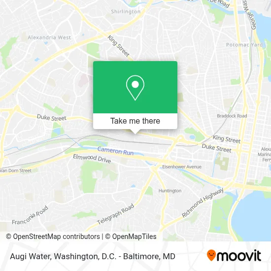 Augi Water map