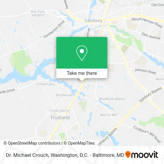 Dr. Michael Crouch map