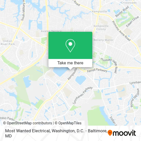 Most Wanted Electrical map