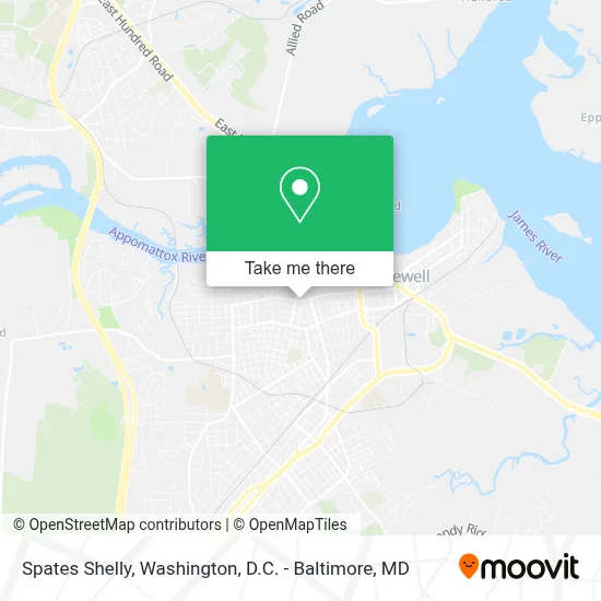Spates Shelly map