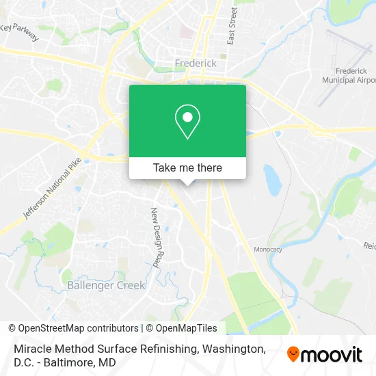 Miracle Method Surface Refinishing map