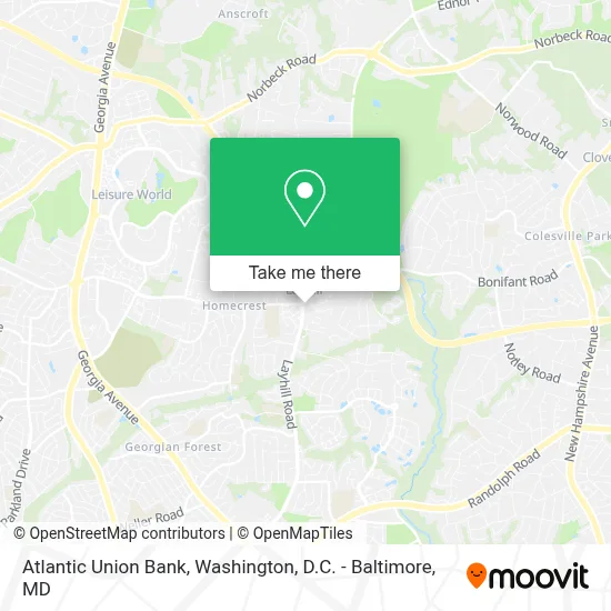 Atlantic Union Bank map