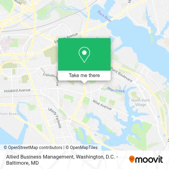 Allied Business Management map