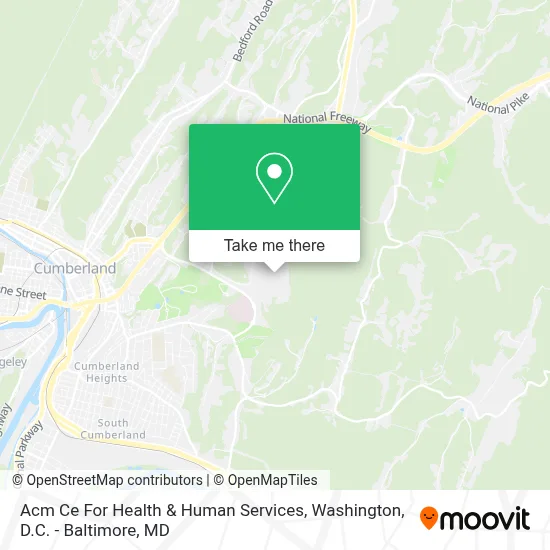 Acm Ce For Health & Human Services map