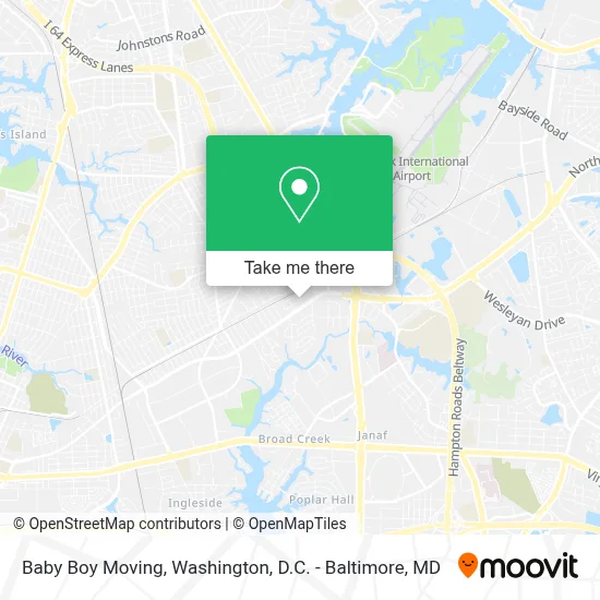 Baby Boy Moving map