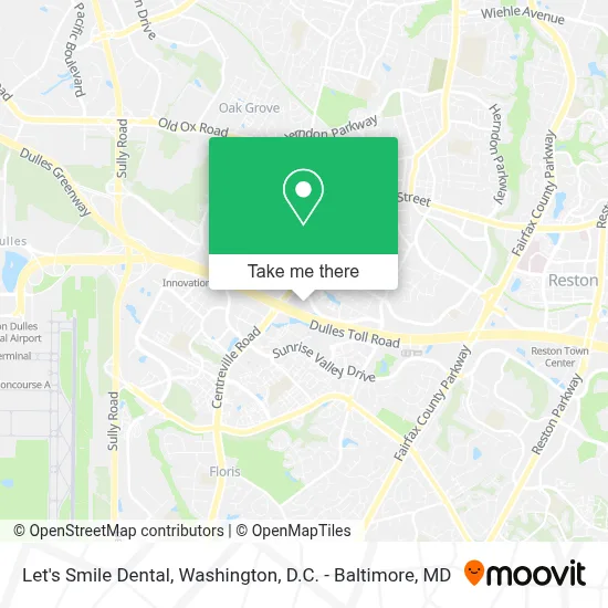 Let's Smile Dental map