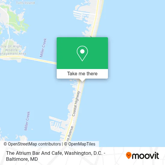 The Atrium Bar And Cafe map