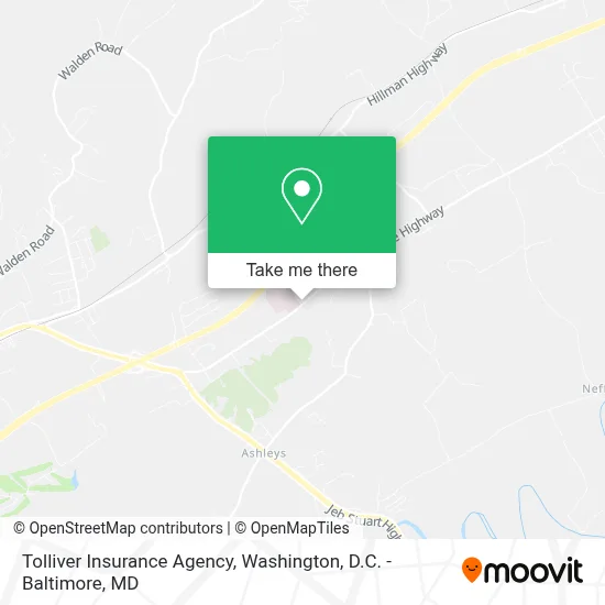 Tolliver Insurance Agency map