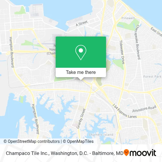 Champaco Tile Inc. map