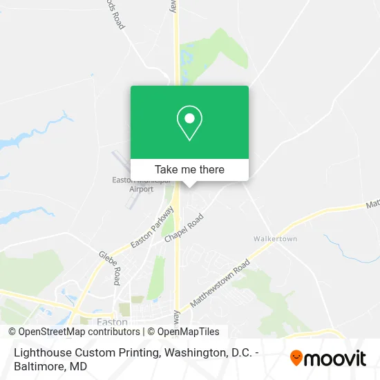Lighthouse Custom Printing map