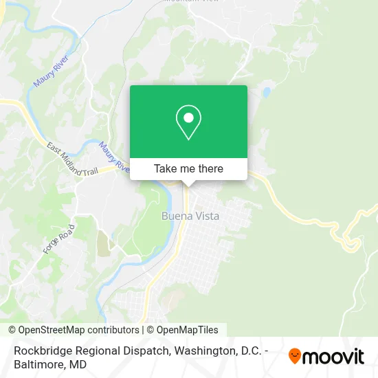Rockbridge Regional Dispatch map