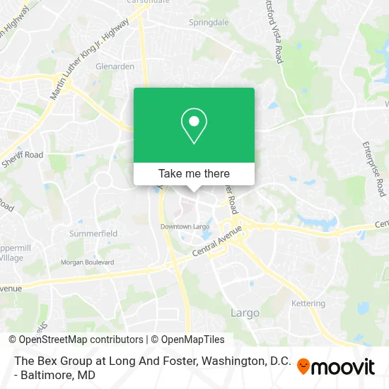 The Bex Group at Long And Foster map