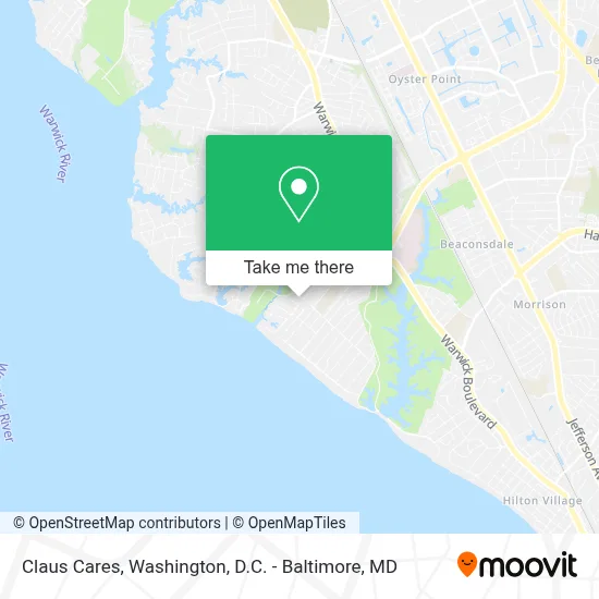 Claus Cares map