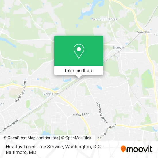 Healthy Trees Tree Service map