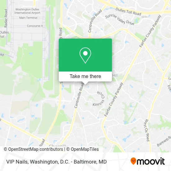 Vip Nails map