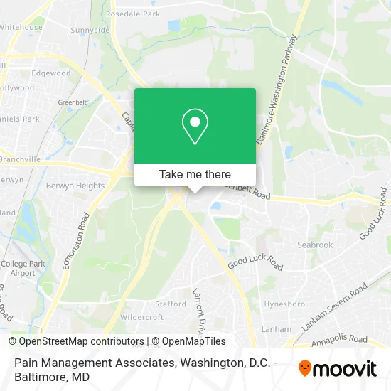 Pain Management Associates map