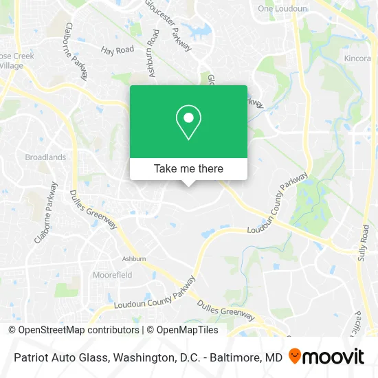 Patriot Auto Glass map