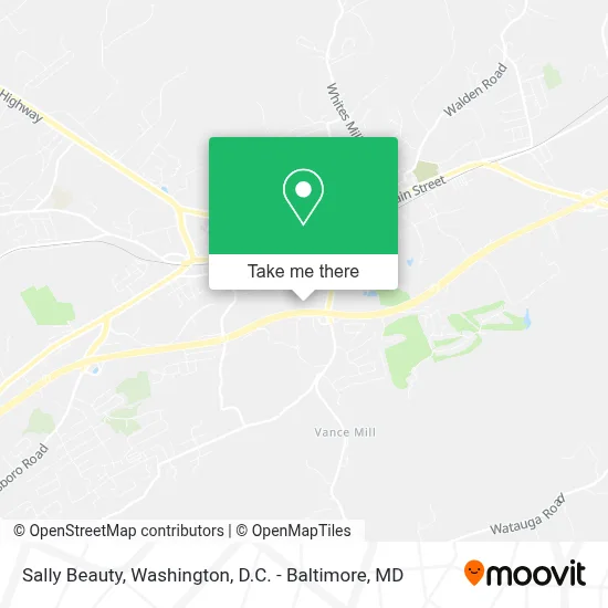 Sally Beauty map