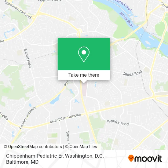 Chippenham Pediatric Er map