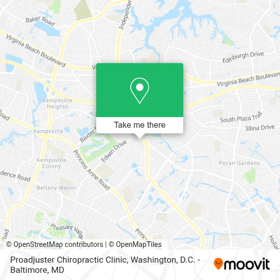 Proadjuster Chiropractic Clinic map