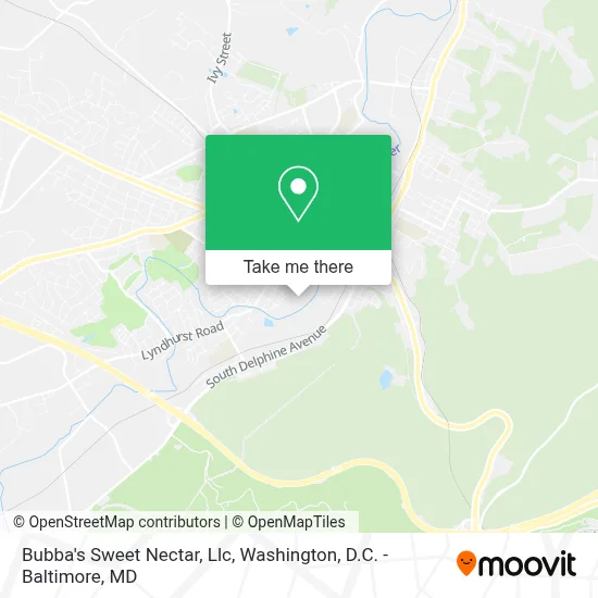 Bubba's Sweet Nectar, Llc map