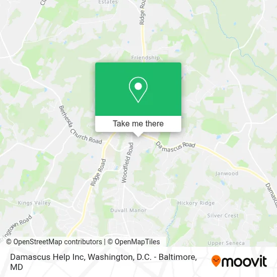 Damascus Help Inc map