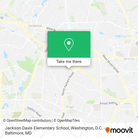Jackson Davis Elementary School map