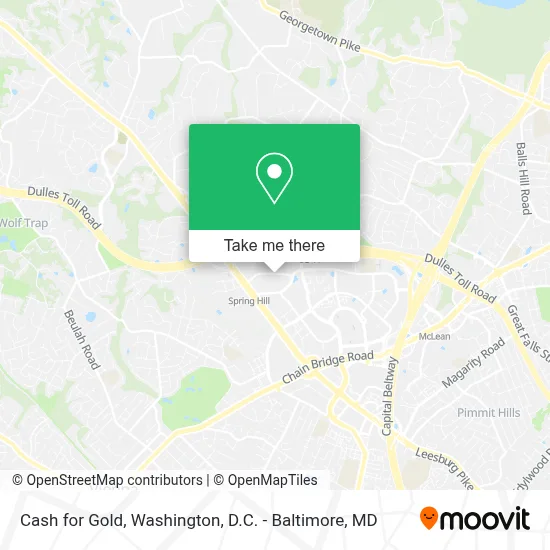 Cash For Gold map
