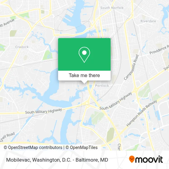 Mobilevac map