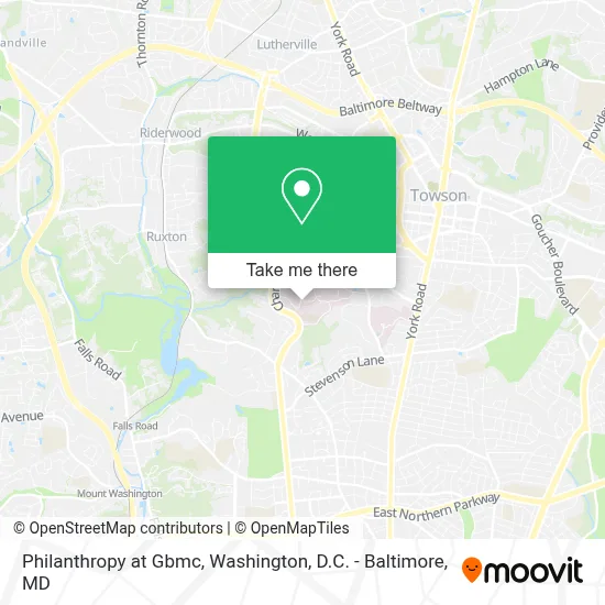 Philanthropy at Gbmc map
