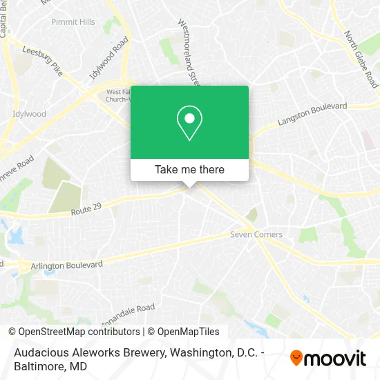 Audacious Aleworks Brewery map