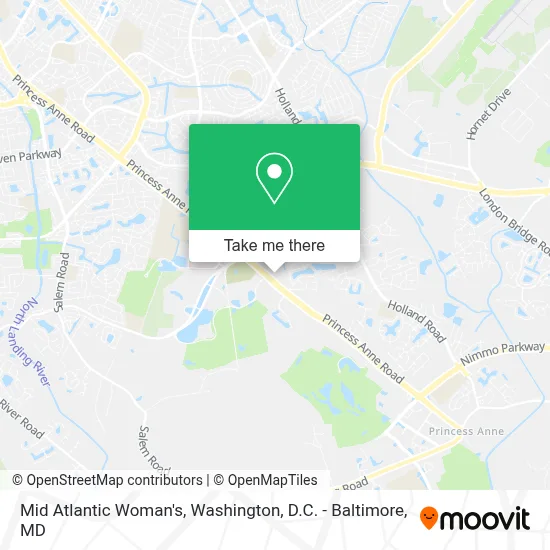 Mid Atlantic Woman's map
