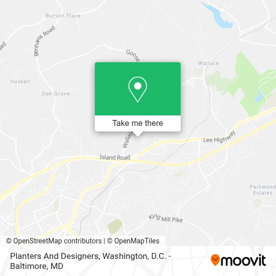 Planters And Designers map