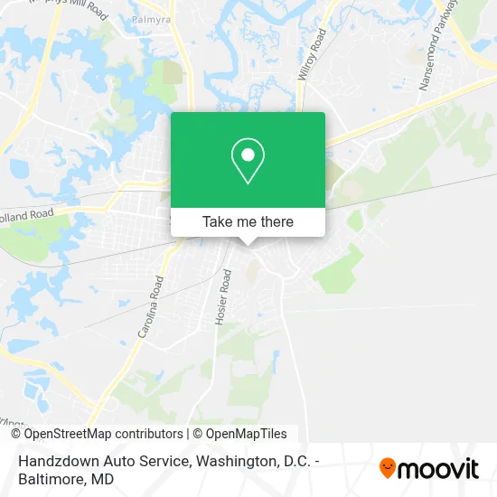 Handzdown Auto Service map